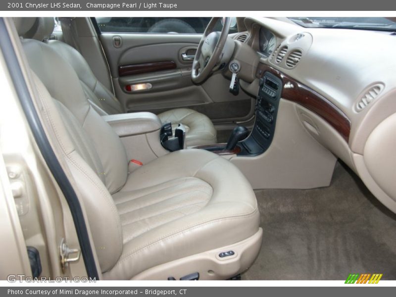 Champagne Pearl / Light Taupe 2001 Chrysler LHS Sedan