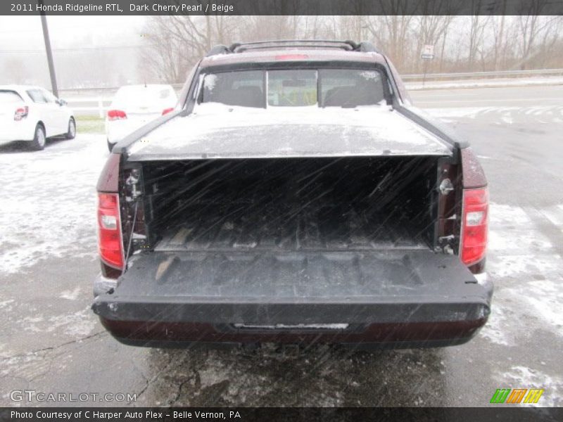 Dark Cherry Pearl / Beige 2011 Honda Ridgeline RTL