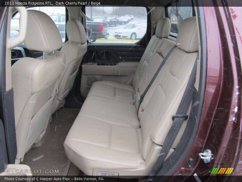 Dark Cherry Pearl / Beige 2011 Honda Ridgeline RTL