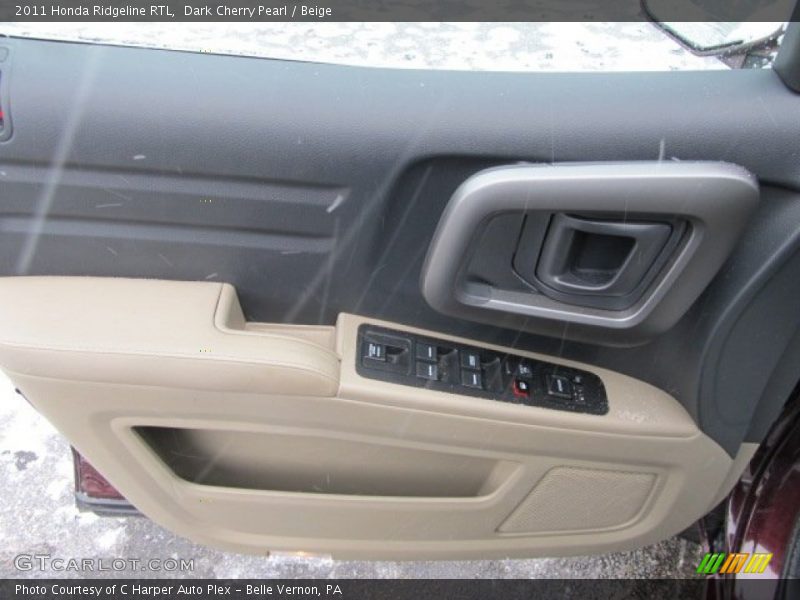 Dark Cherry Pearl / Beige 2011 Honda Ridgeline RTL
