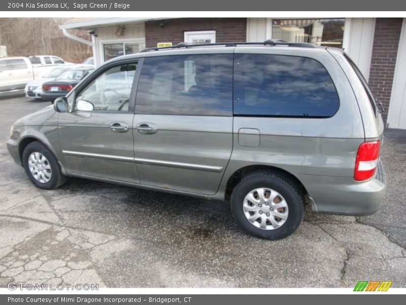 Sage Green / Beige 2004 Kia Sedona LX