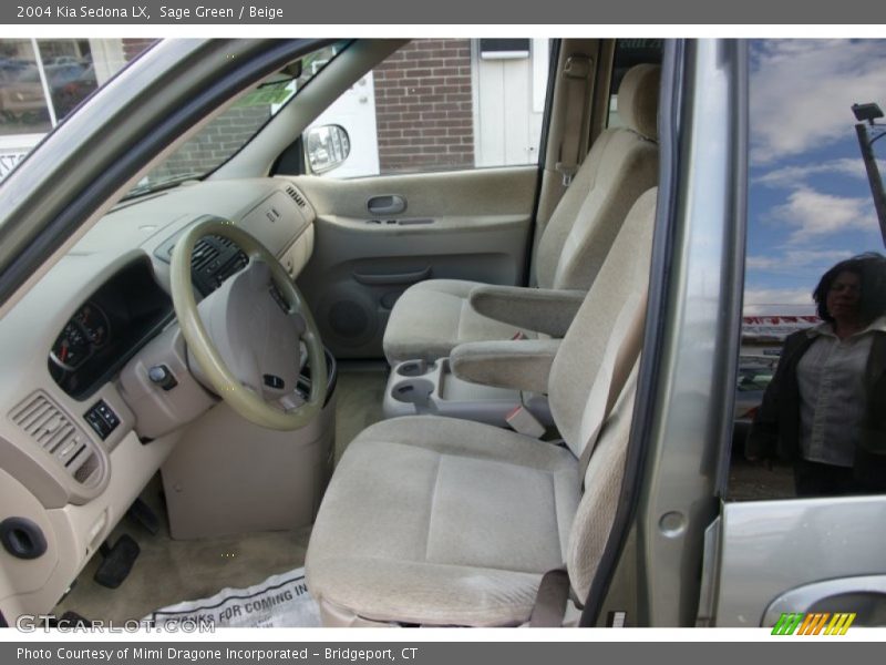 Sage Green / Beige 2004 Kia Sedona LX