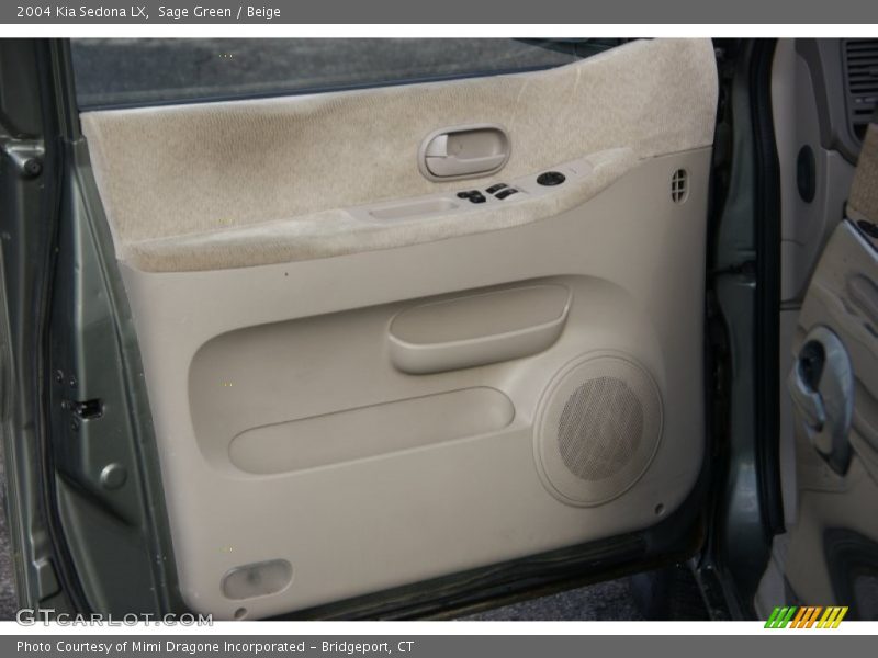 Sage Green / Beige 2004 Kia Sedona LX