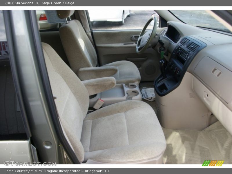 Sage Green / Beige 2004 Kia Sedona LX