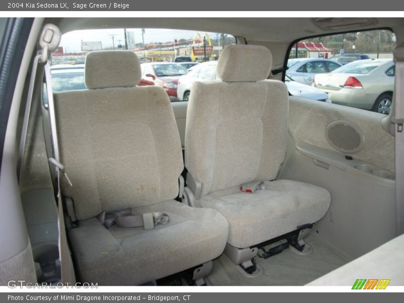 Sage Green / Beige 2004 Kia Sedona LX
