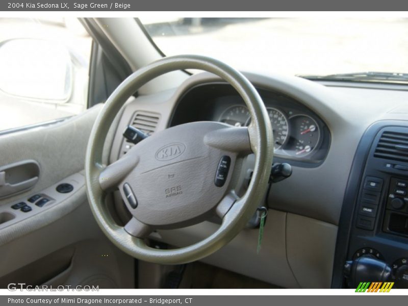 Sage Green / Beige 2004 Kia Sedona LX