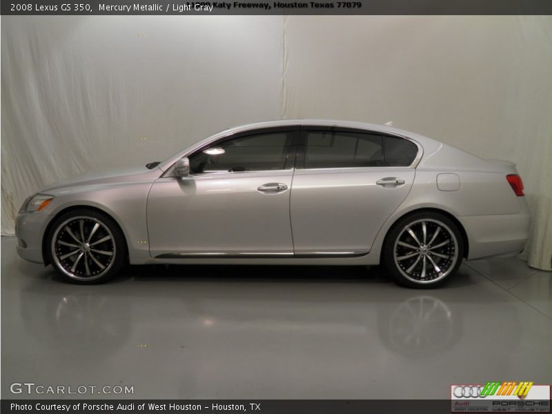 Mercury Metallic / Light Gray 2008 Lexus GS 350