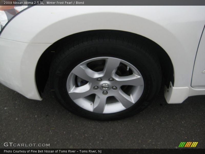 Winter Frost Pearl / Blond 2009 Nissan Altima 2.5 SL