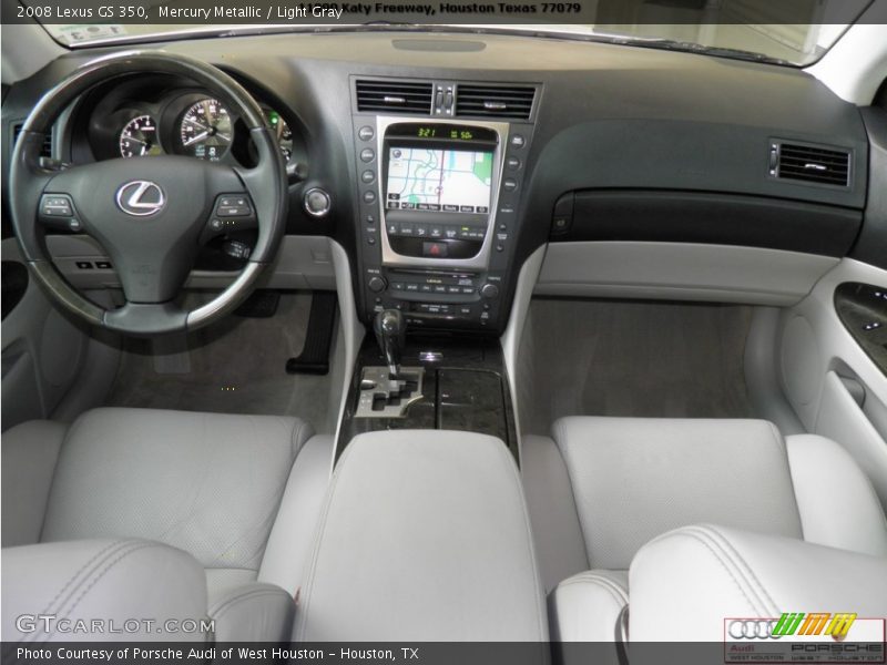 Mercury Metallic / Light Gray 2008 Lexus GS 350
