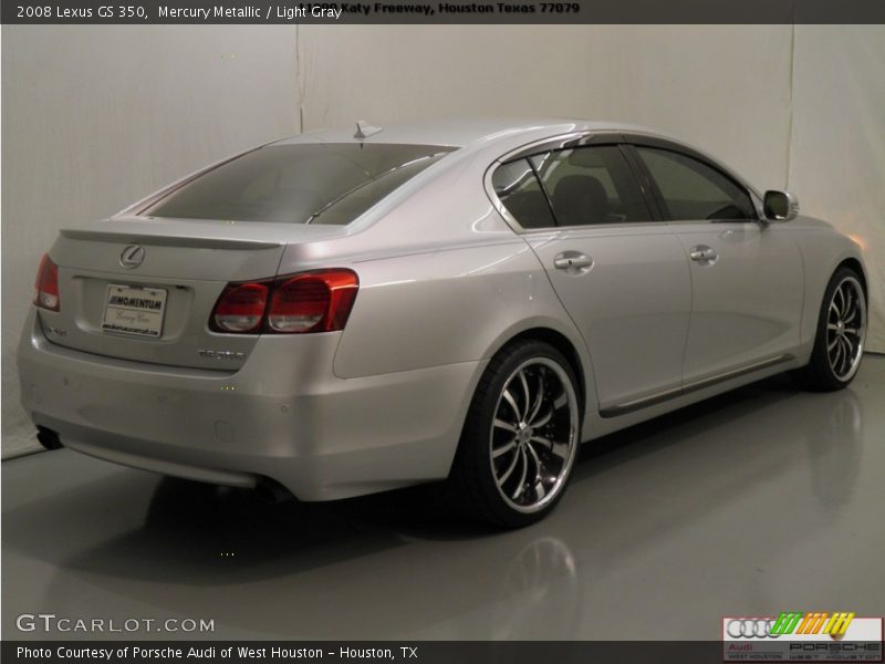 Mercury Metallic / Light Gray 2008 Lexus GS 350