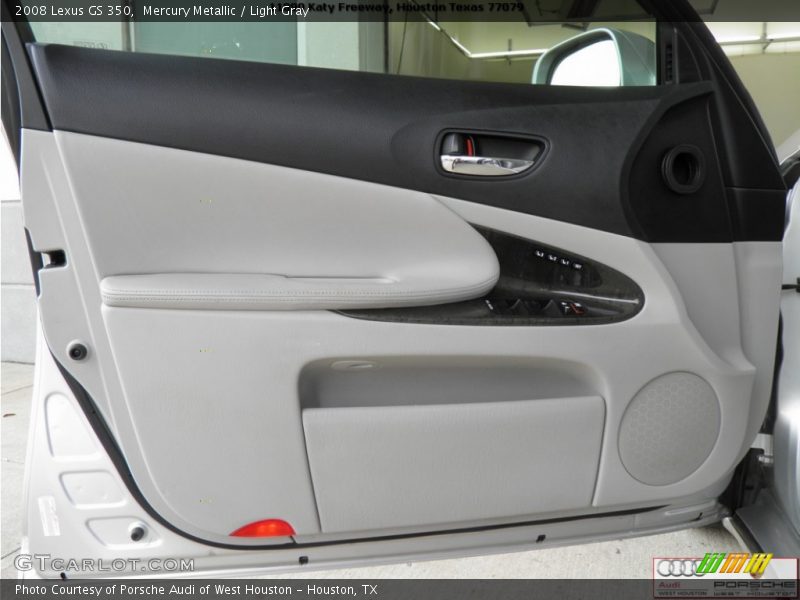 Mercury Metallic / Light Gray 2008 Lexus GS 350
