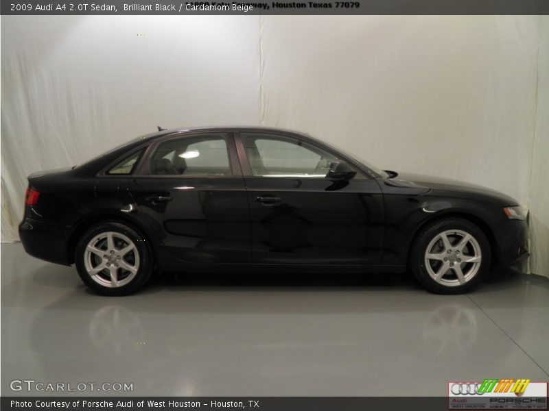Brilliant Black / Cardamom Beige 2009 Audi A4 2.0T Sedan