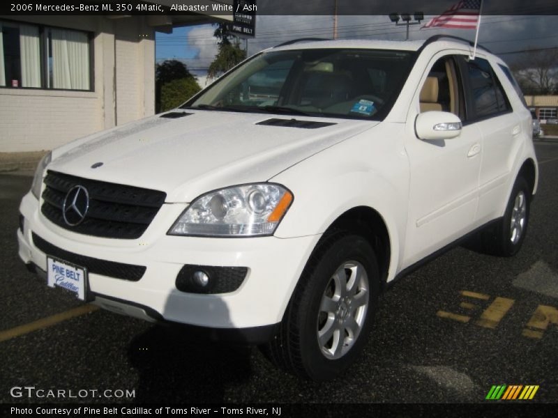 Alabaster White / Ash 2006 Mercedes-Benz ML 350 4Matic