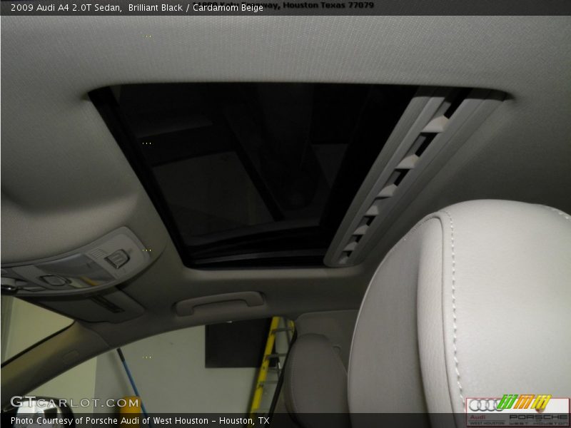 Brilliant Black / Cardamom Beige 2009 Audi A4 2.0T Sedan