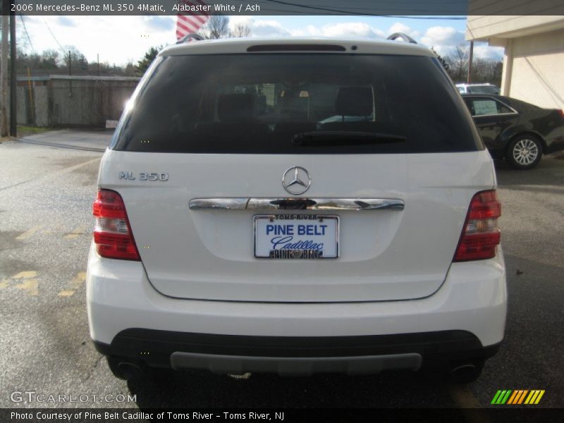 Alabaster White / Ash 2006 Mercedes-Benz ML 350 4Matic