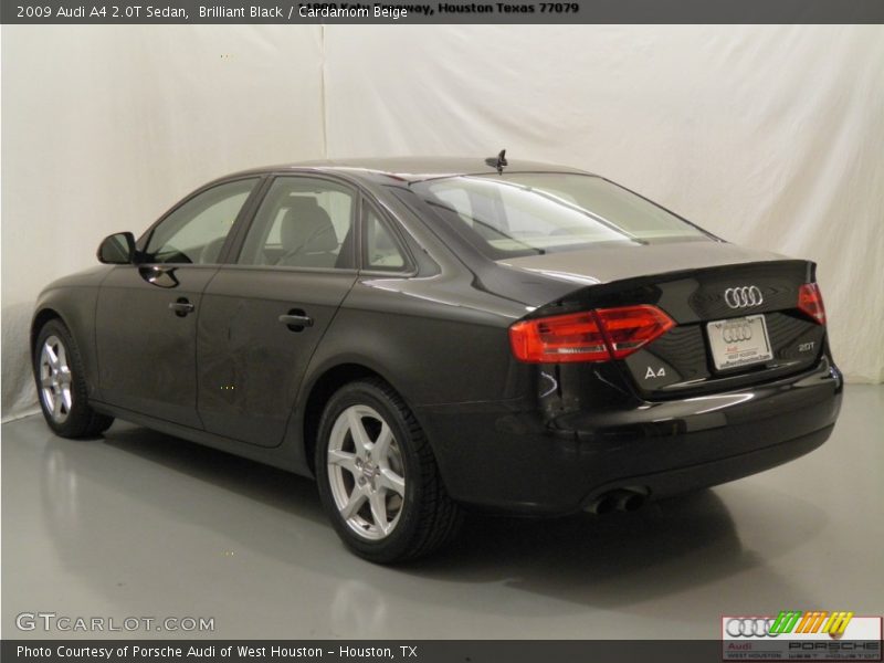 Brilliant Black / Cardamom Beige 2009 Audi A4 2.0T Sedan