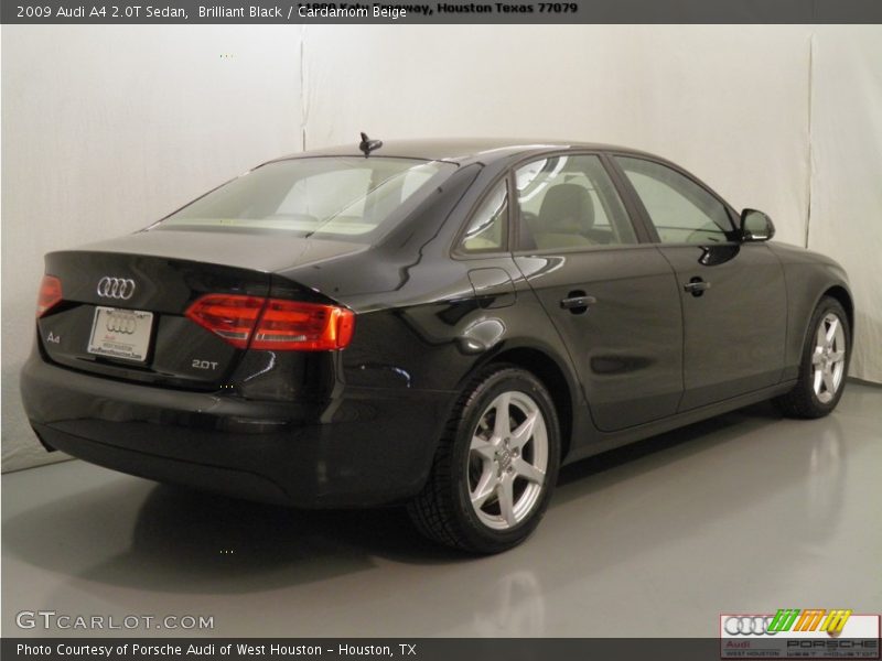 Brilliant Black / Cardamom Beige 2009 Audi A4 2.0T Sedan