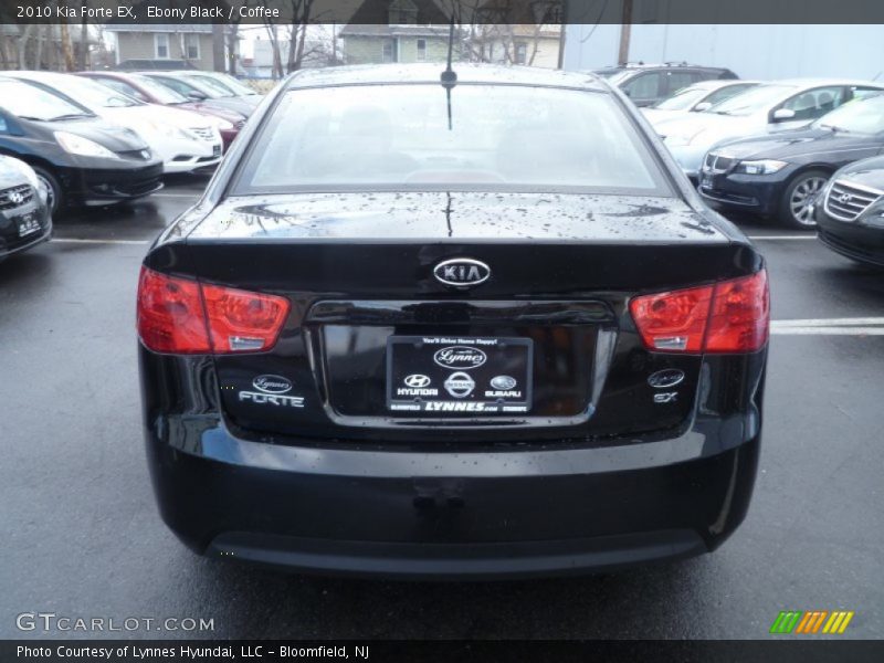 Ebony Black / Coffee 2010 Kia Forte EX