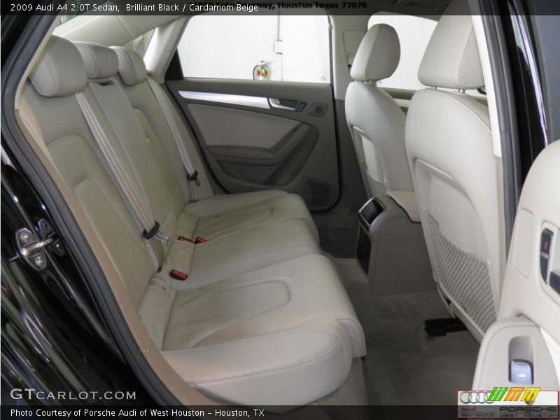 Brilliant Black / Cardamom Beige 2009 Audi A4 2.0T Sedan
