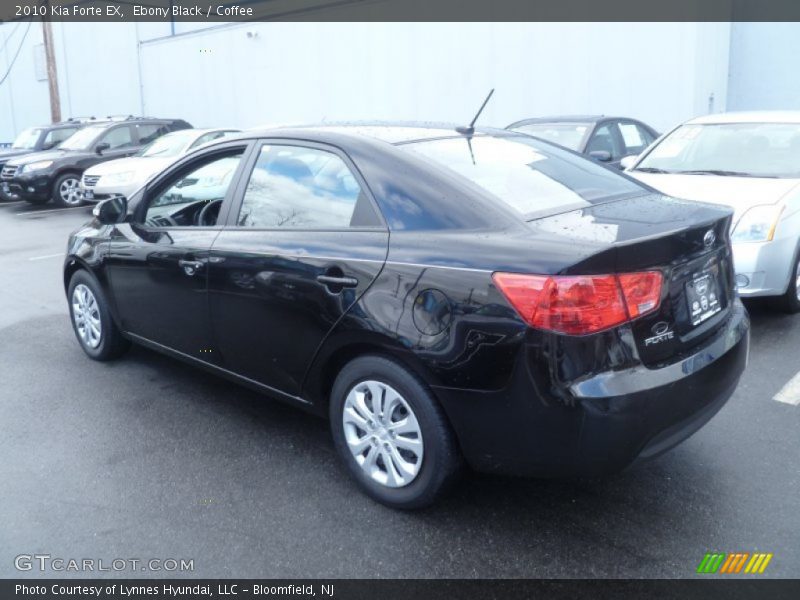 Ebony Black / Coffee 2010 Kia Forte EX