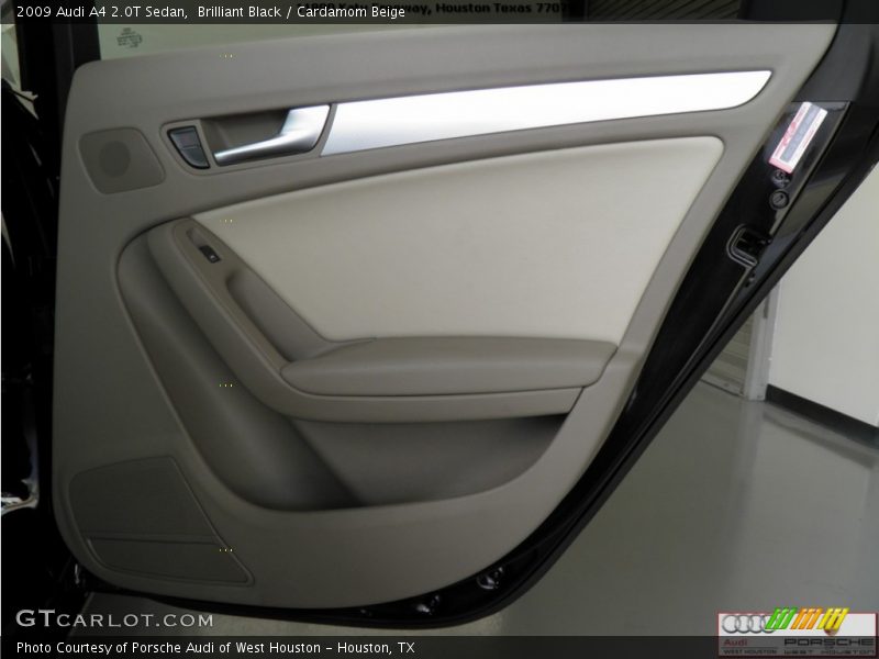 Brilliant Black / Cardamom Beige 2009 Audi A4 2.0T Sedan