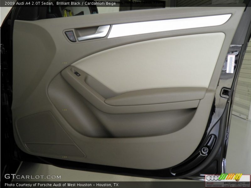 Brilliant Black / Cardamom Beige 2009 Audi A4 2.0T Sedan