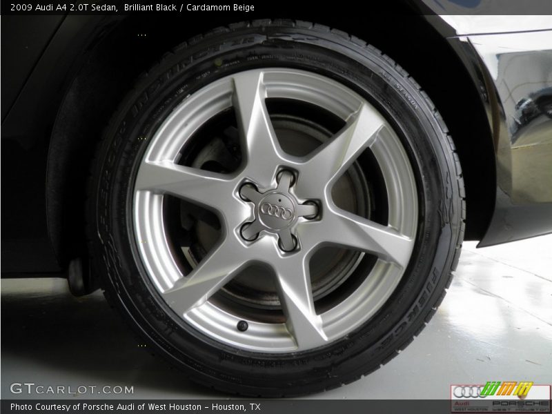 Brilliant Black / Cardamom Beige 2009 Audi A4 2.0T Sedan