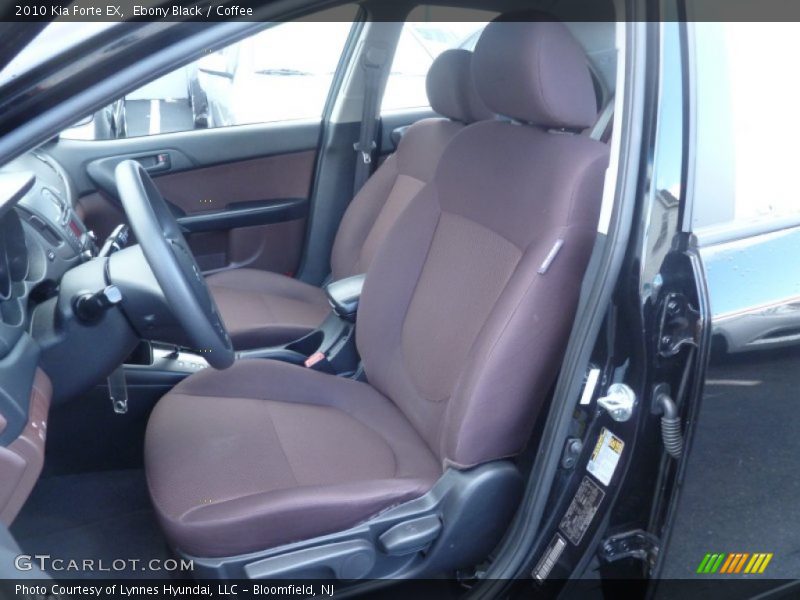 Ebony Black / Coffee 2010 Kia Forte EX