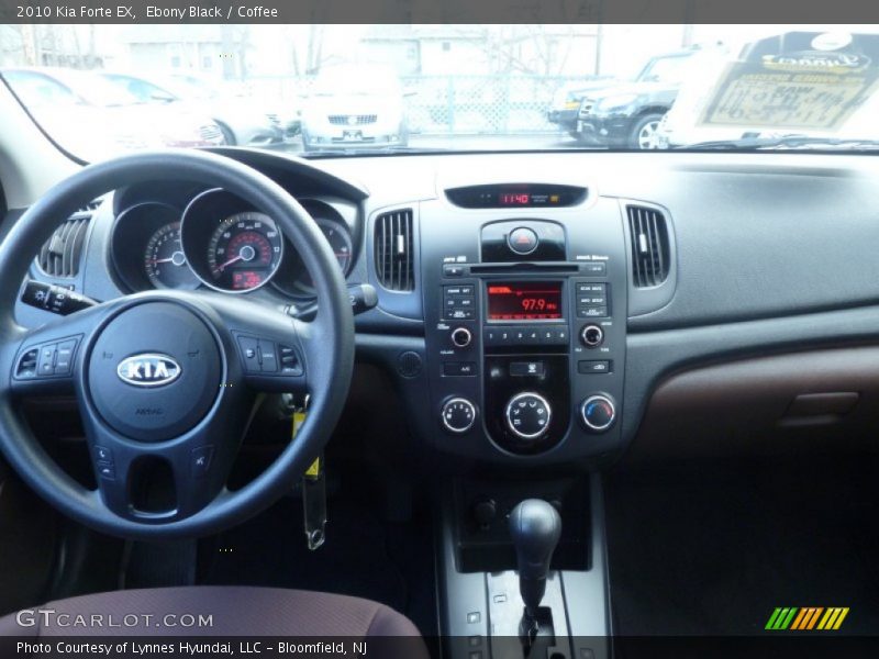 Ebony Black / Coffee 2010 Kia Forte EX
