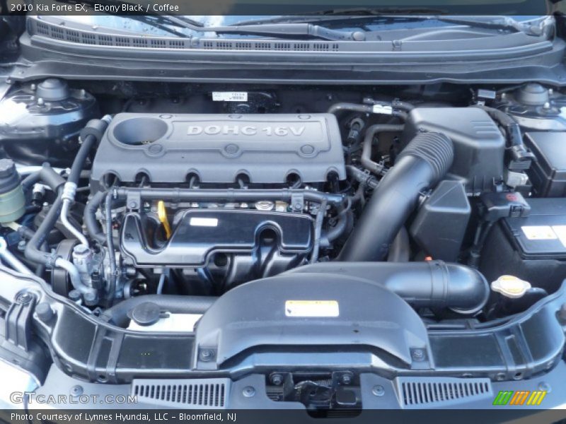 Ebony Black / Coffee 2010 Kia Forte EX