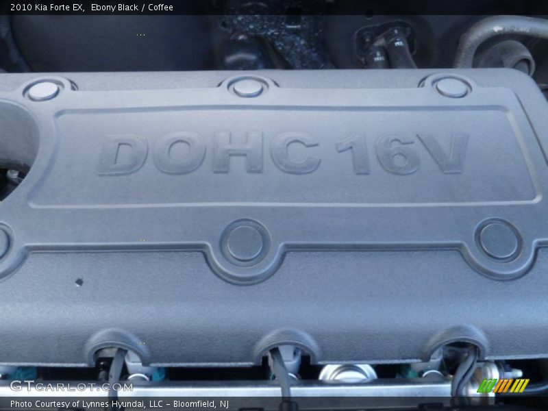Ebony Black / Coffee 2010 Kia Forte EX