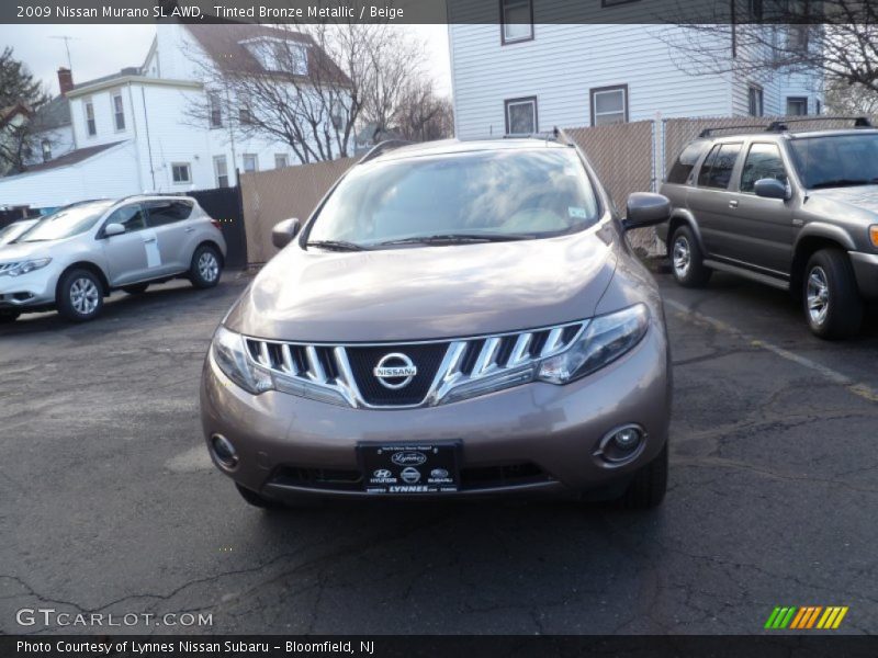 Tinted Bronze Metallic / Beige 2009 Nissan Murano SL AWD