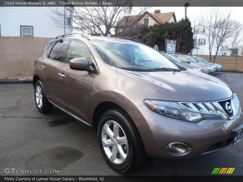 Tinted Bronze Metallic / Beige 2009 Nissan Murano SL AWD