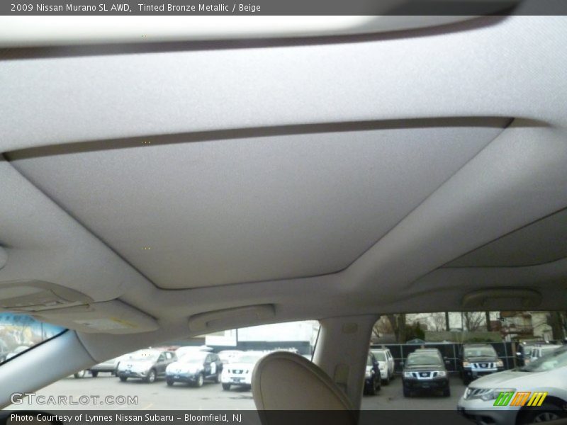 Tinted Bronze Metallic / Beige 2009 Nissan Murano SL AWD