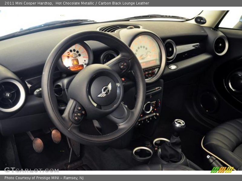 Hot Chocolate Metallic / Carbon Black Lounge Leather 2011 Mini Cooper Hardtop