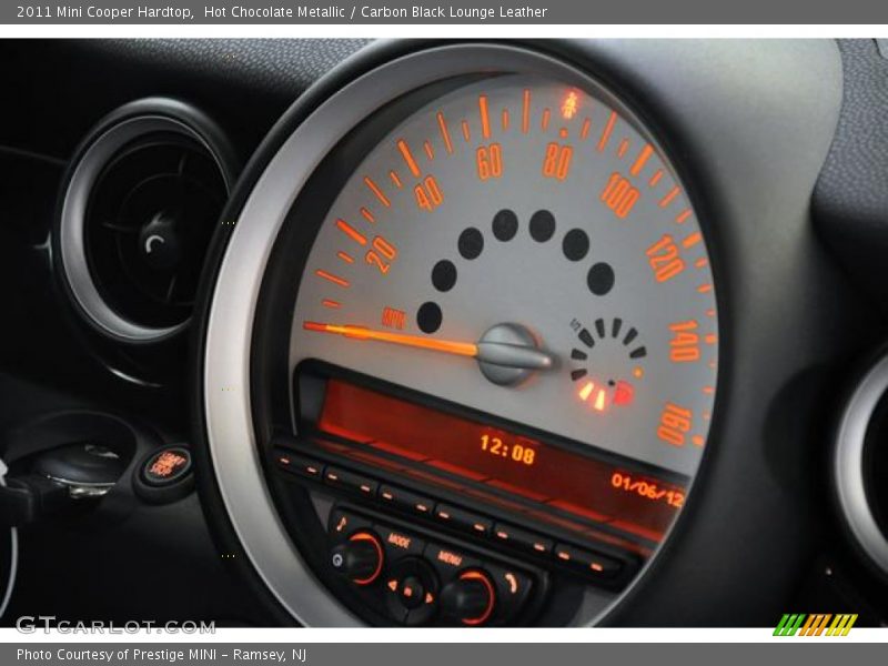 Hot Chocolate Metallic / Carbon Black Lounge Leather 2011 Mini Cooper Hardtop
