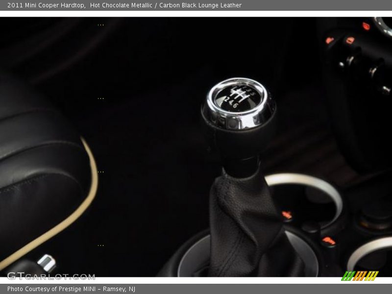 Hot Chocolate Metallic / Carbon Black Lounge Leather 2011 Mini Cooper Hardtop