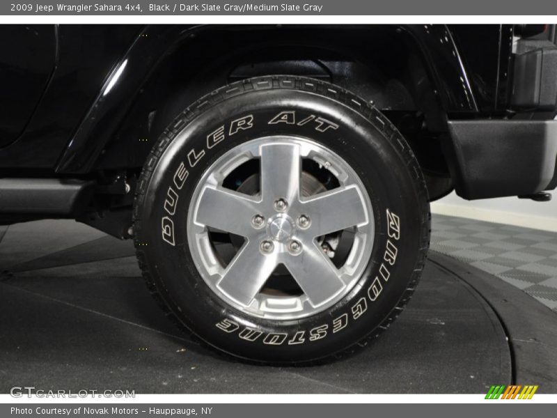 Black / Dark Slate Gray/Medium Slate Gray 2009 Jeep Wrangler Sahara 4x4