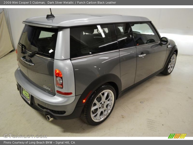 Dark Silver Metallic / Punch Carbon Black Leather 2009 Mini Cooper S Clubman