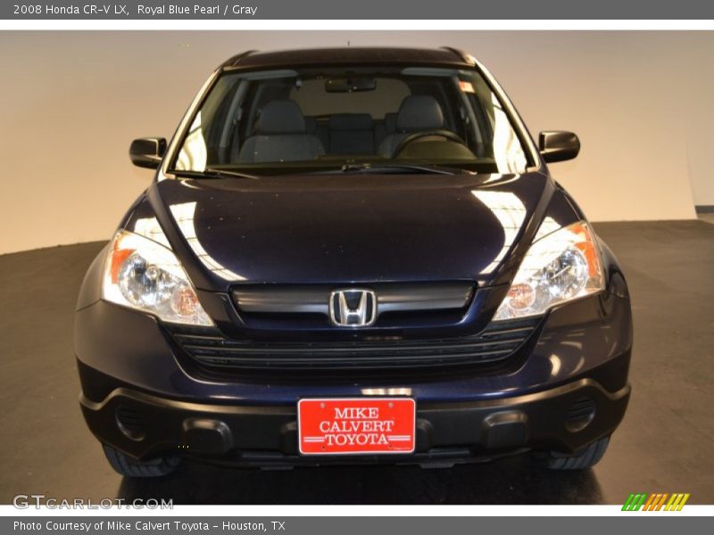 Royal Blue Pearl / Gray 2008 Honda CR-V LX