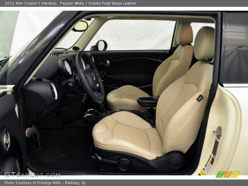  2011 Cooper S Hardtop Gravity Polar Beige Leather Interior