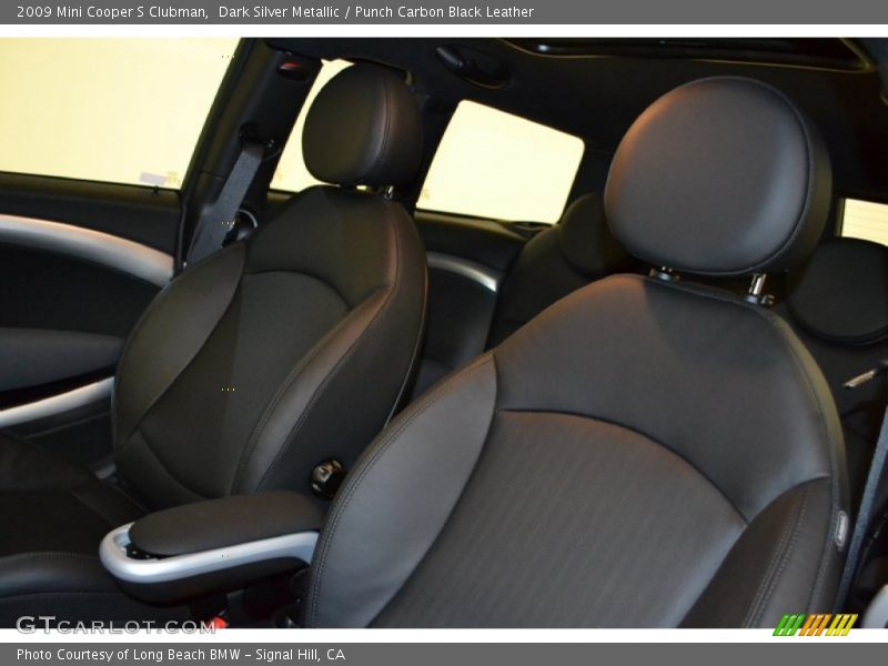 Dark Silver Metallic / Punch Carbon Black Leather 2009 Mini Cooper S Clubman