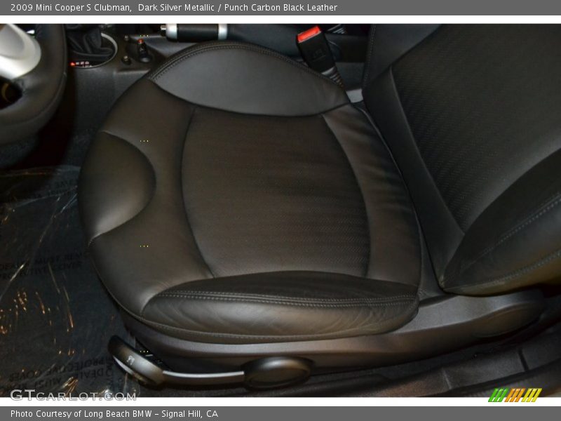 Dark Silver Metallic / Punch Carbon Black Leather 2009 Mini Cooper S Clubman