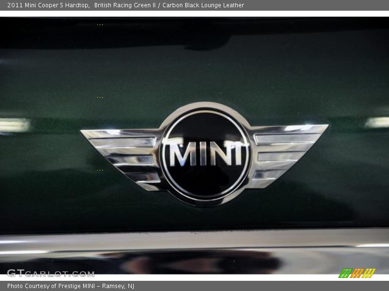 British Racing Green II / Carbon Black Lounge Leather 2011 Mini Cooper S Hardtop