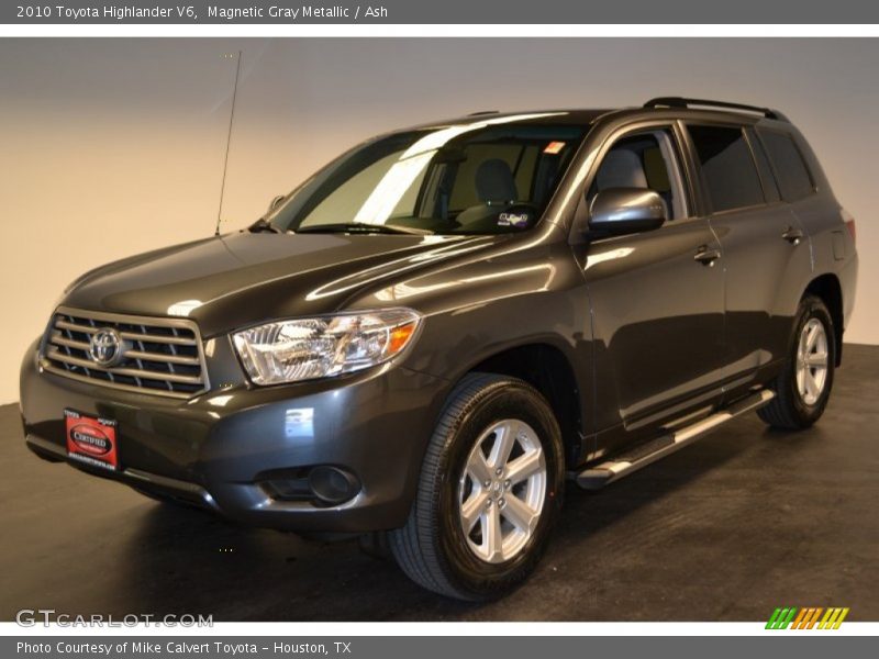 Magnetic Gray Metallic / Ash 2010 Toyota Highlander V6