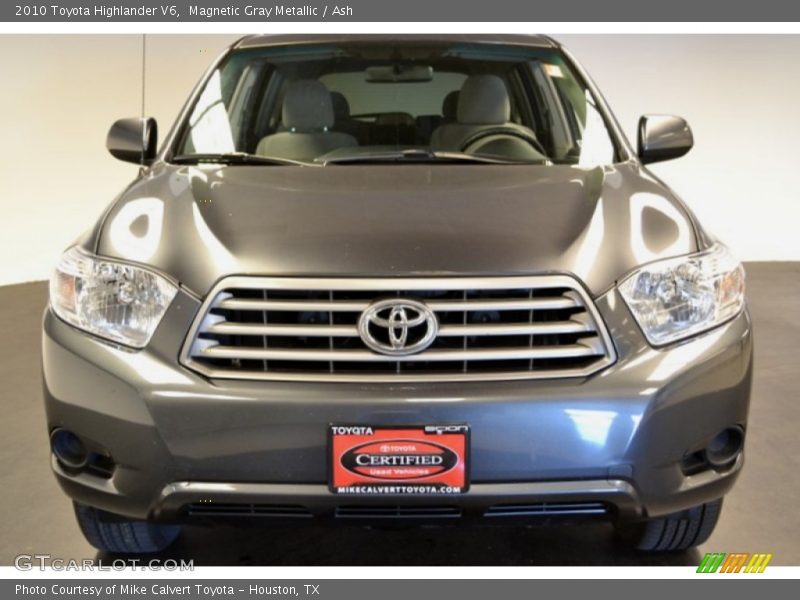 Magnetic Gray Metallic / Ash 2010 Toyota Highlander V6