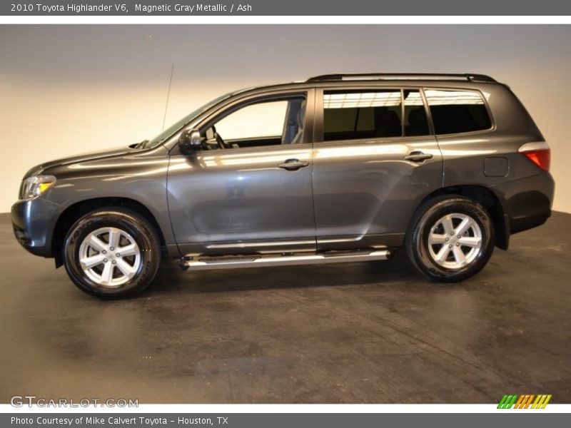 Magnetic Gray Metallic / Ash 2010 Toyota Highlander V6