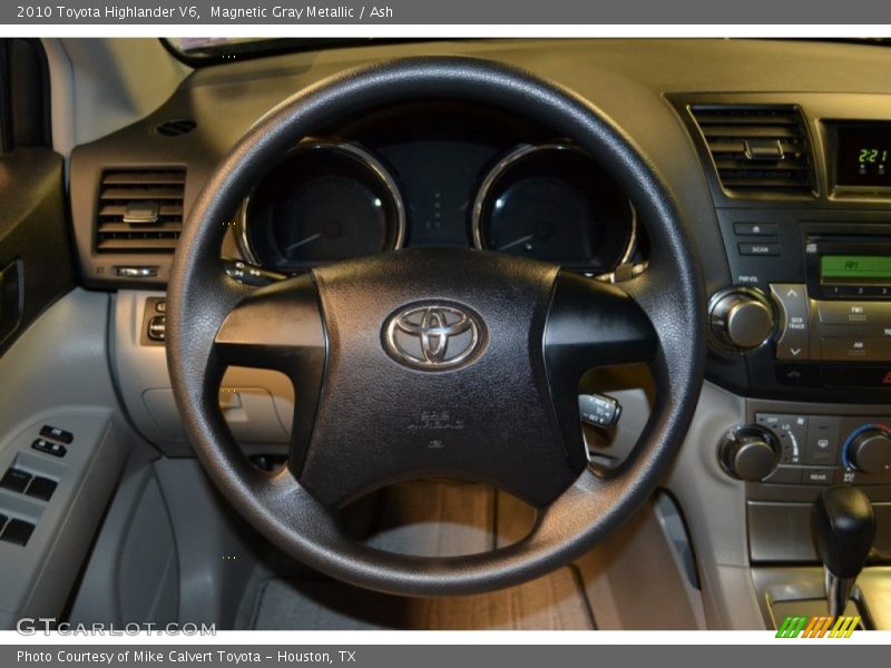 Magnetic Gray Metallic / Ash 2010 Toyota Highlander V6