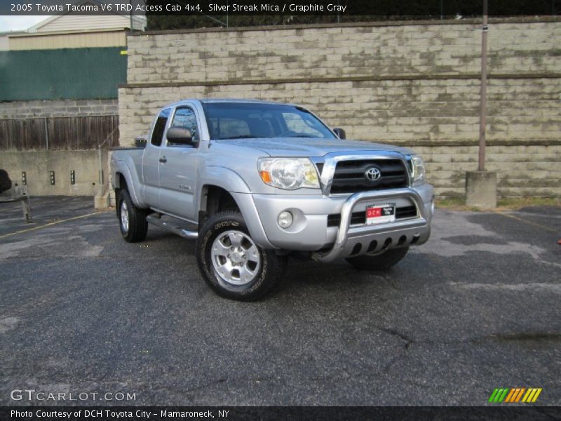 Silver Streak Mica / Graphite Gray 2005 Toyota Tacoma V6 TRD Access Cab 4x4