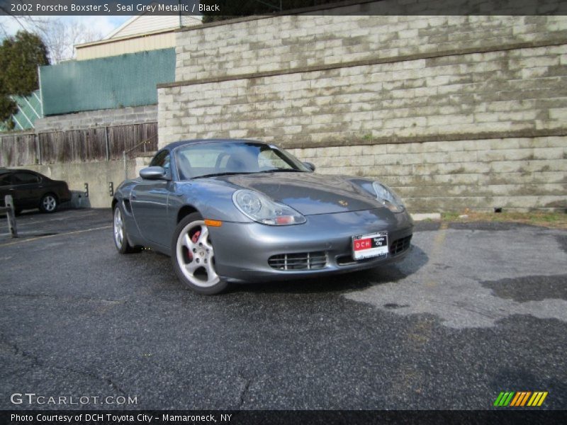 Seal Grey Metallic / Black 2002 Porsche Boxster S